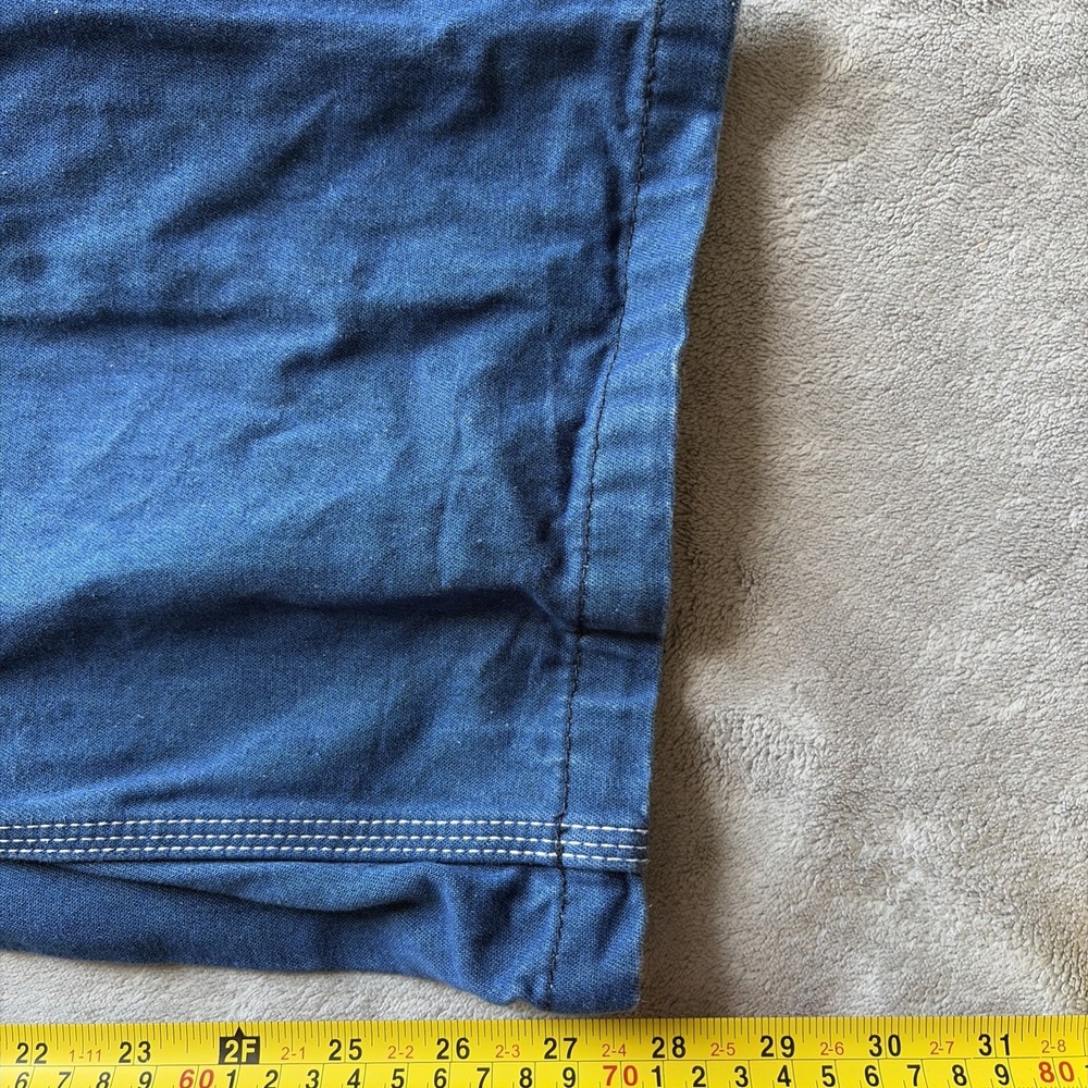 Vintage Liberty Overalls Men's 50x30 Blue Denim Bib Dungarees Workwear Cotton - Picture 5 of 7